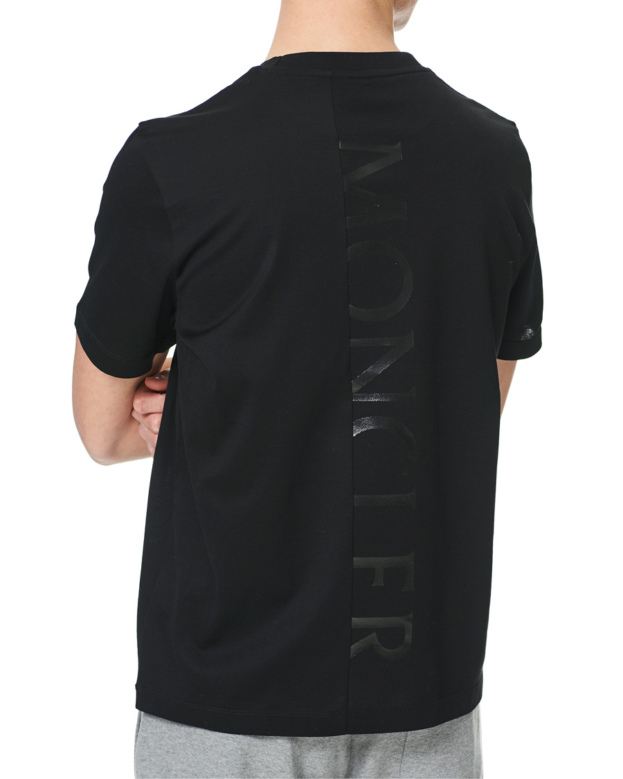 Herren | T-Shirts | Moncler | Back Print Tee Black