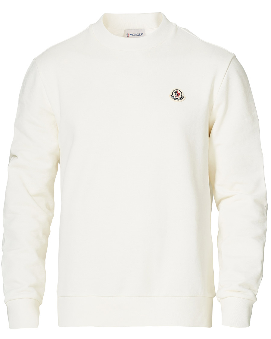 Herren | Pullover | Moncler | Logo Sweatshirt White