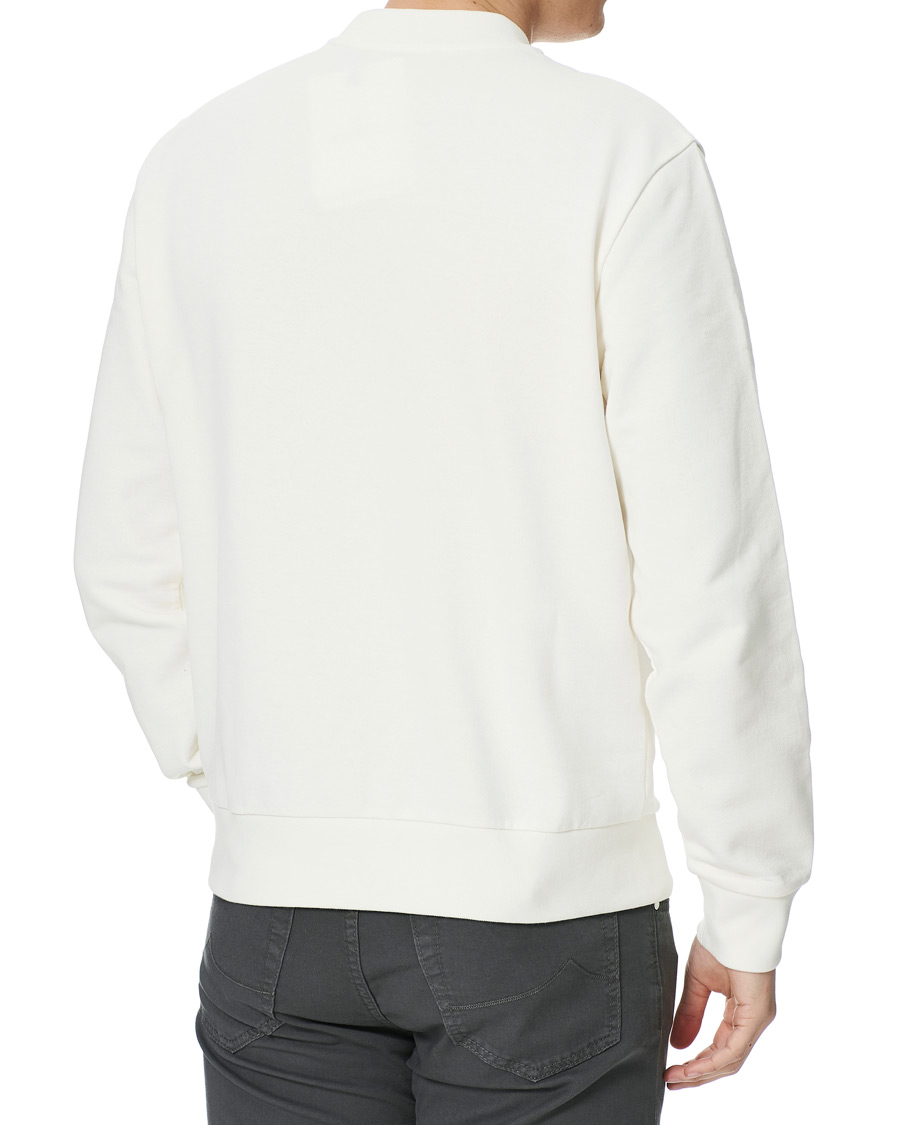 Herren | Pullover | Moncler | Logo Sweatshirt White