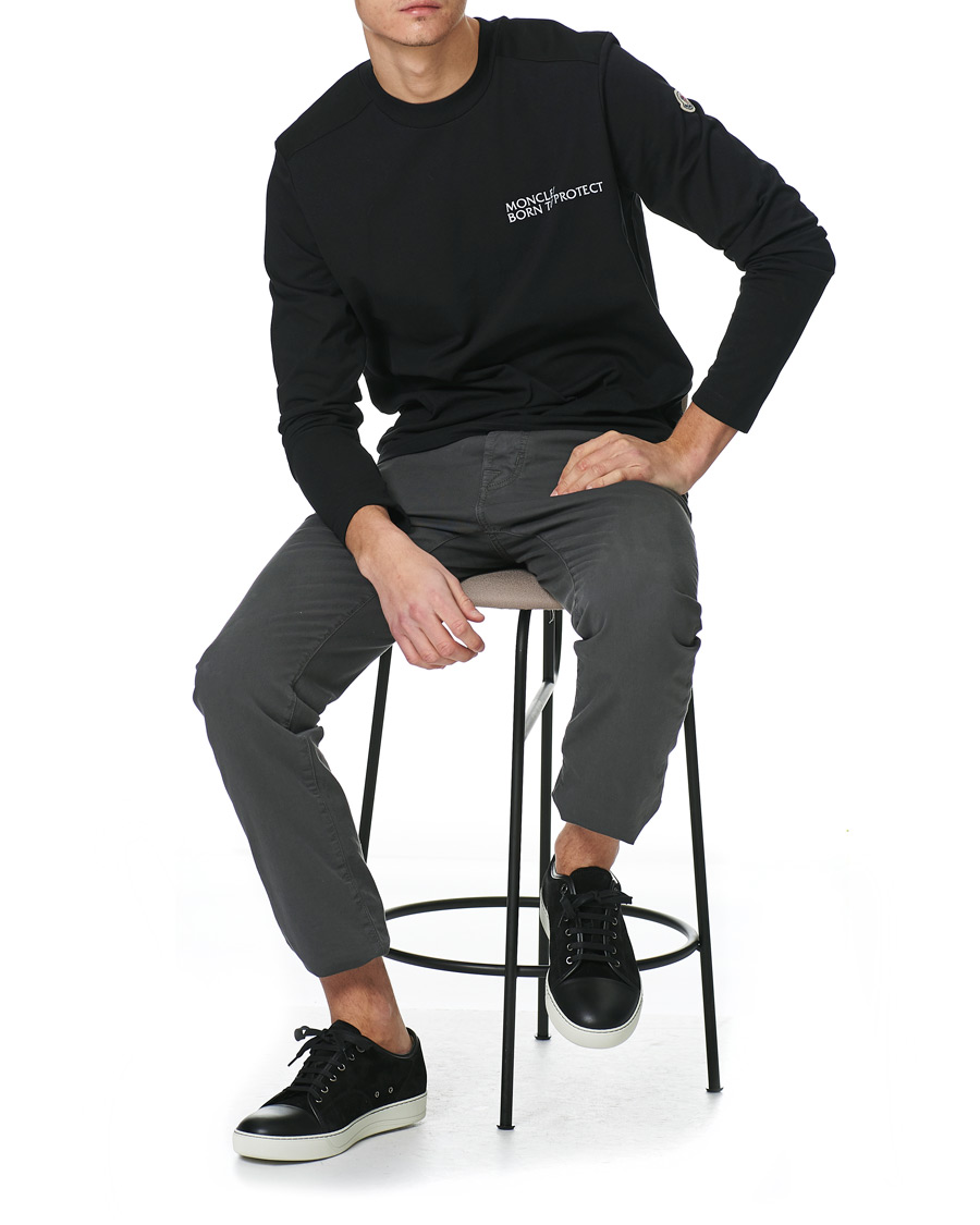 Herren | T-Shirts | Moncler | Long Sleeve T-Shirt Black