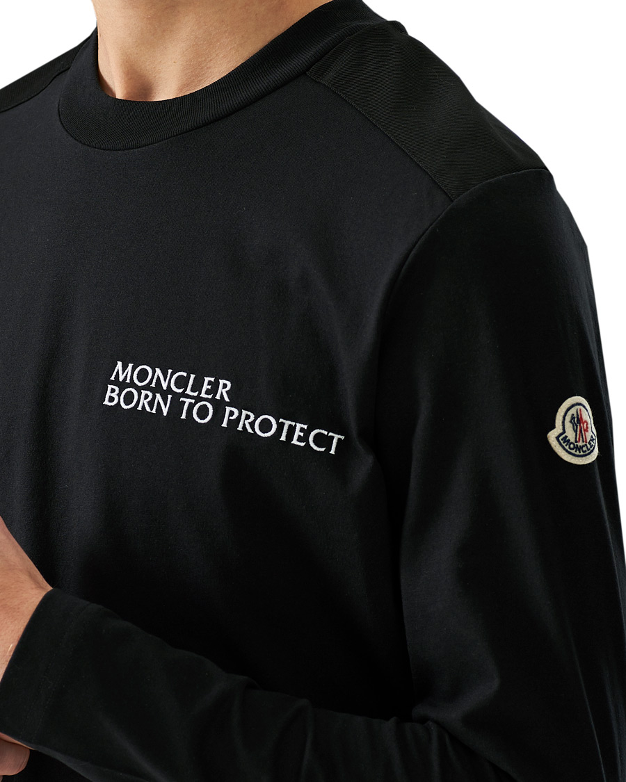 Herren | T-Shirts | Moncler | Long Sleeve T-Shirt Black