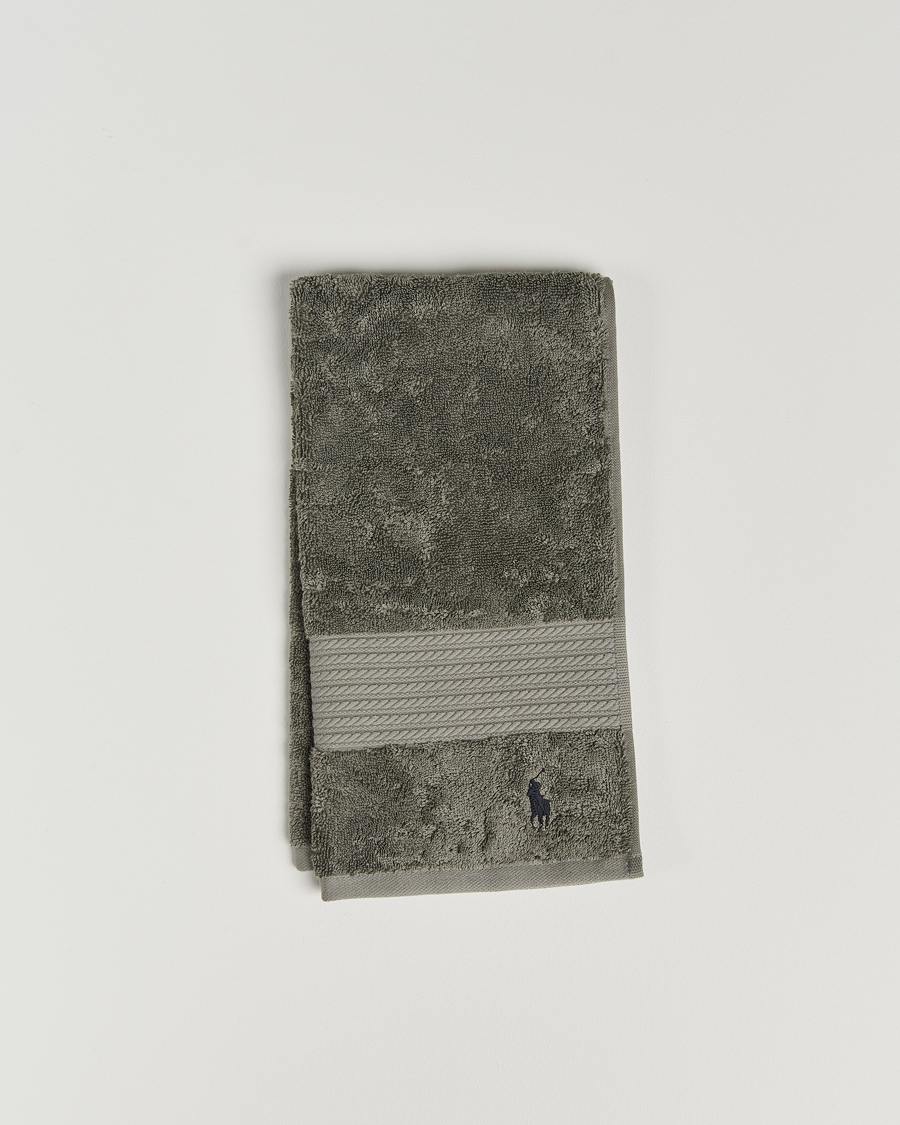 Herren | Ralph Lauren Home Polo Player Guest Towel 40x75 Pebble | Ralph Lauren Home | Polo Player Guest Towel 40x75 Pebble