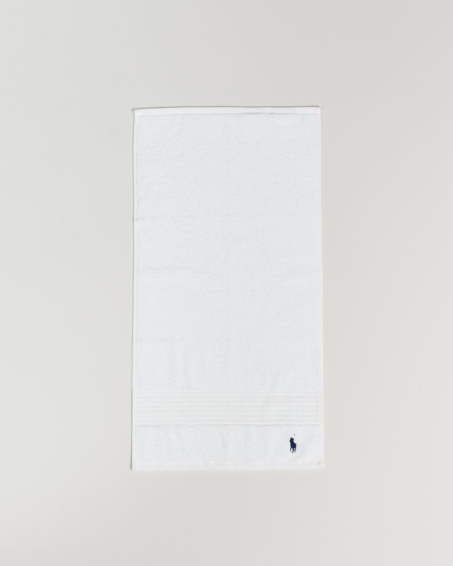 Herren | Ralph Lauren Home Polo Player Guest Towel 40x75 White | Ralph Lauren Home | Polo Player Guest Towel 40x75 White