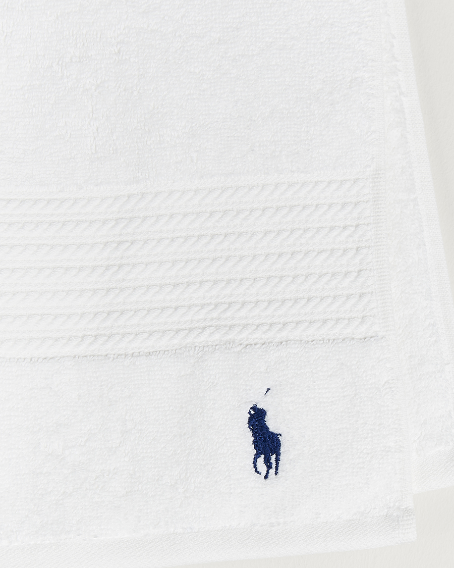 Herren | Ralph Lauren Home Polo Player Guest Towel 40x75 White | Ralph Lauren Home | Polo Player Guest Towel 40x75 White