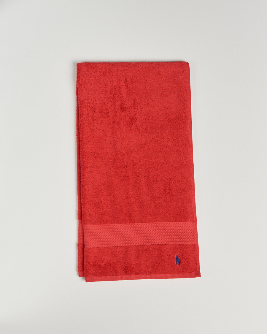 Herren | Textilien | Ralph Lauren Home | Polo Player Shower Towel 75x140 Red Rose