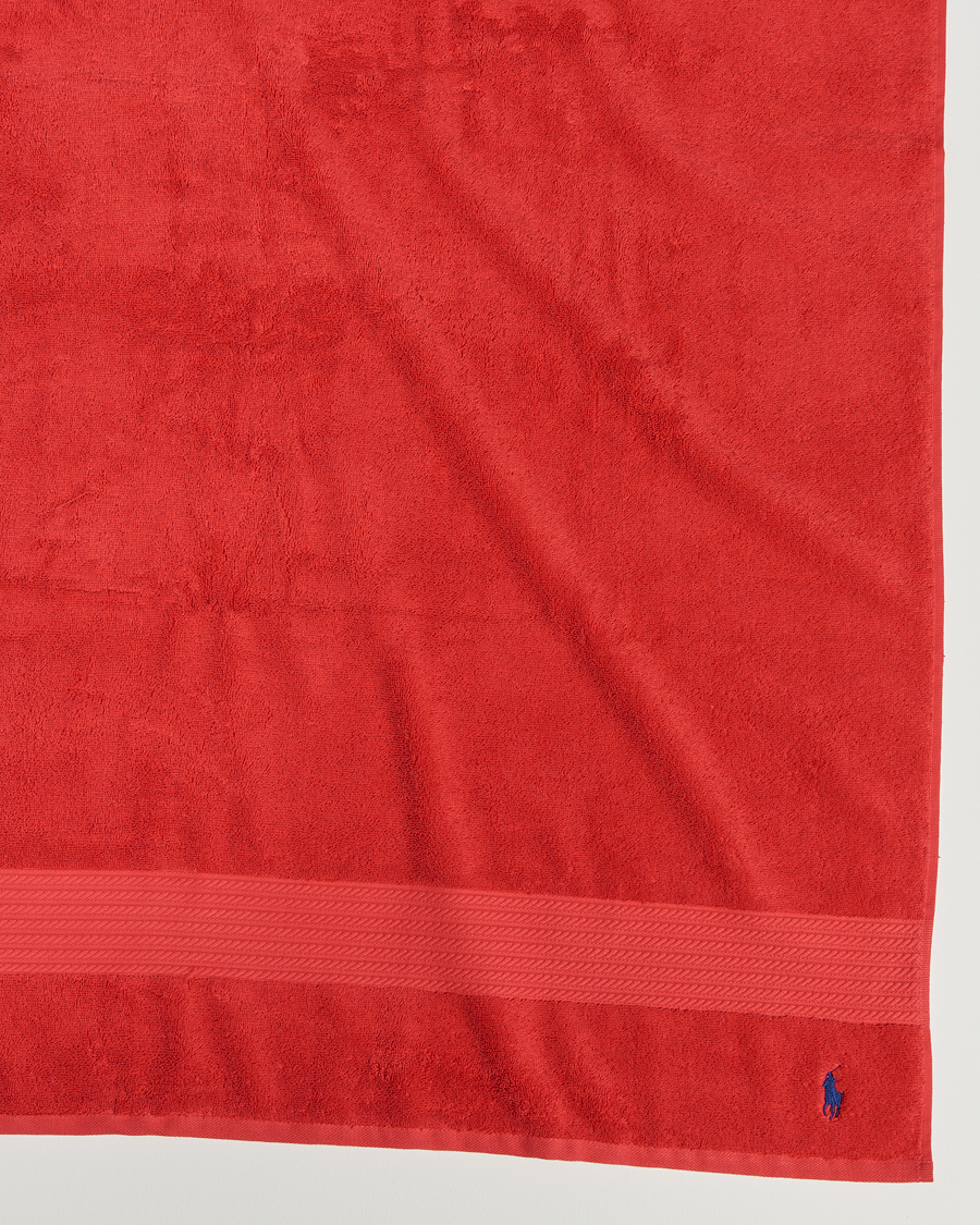 Herren | Lifestyle | Ralph Lauren Home | Polo Player Shower Towel 75x140 Red Rose
