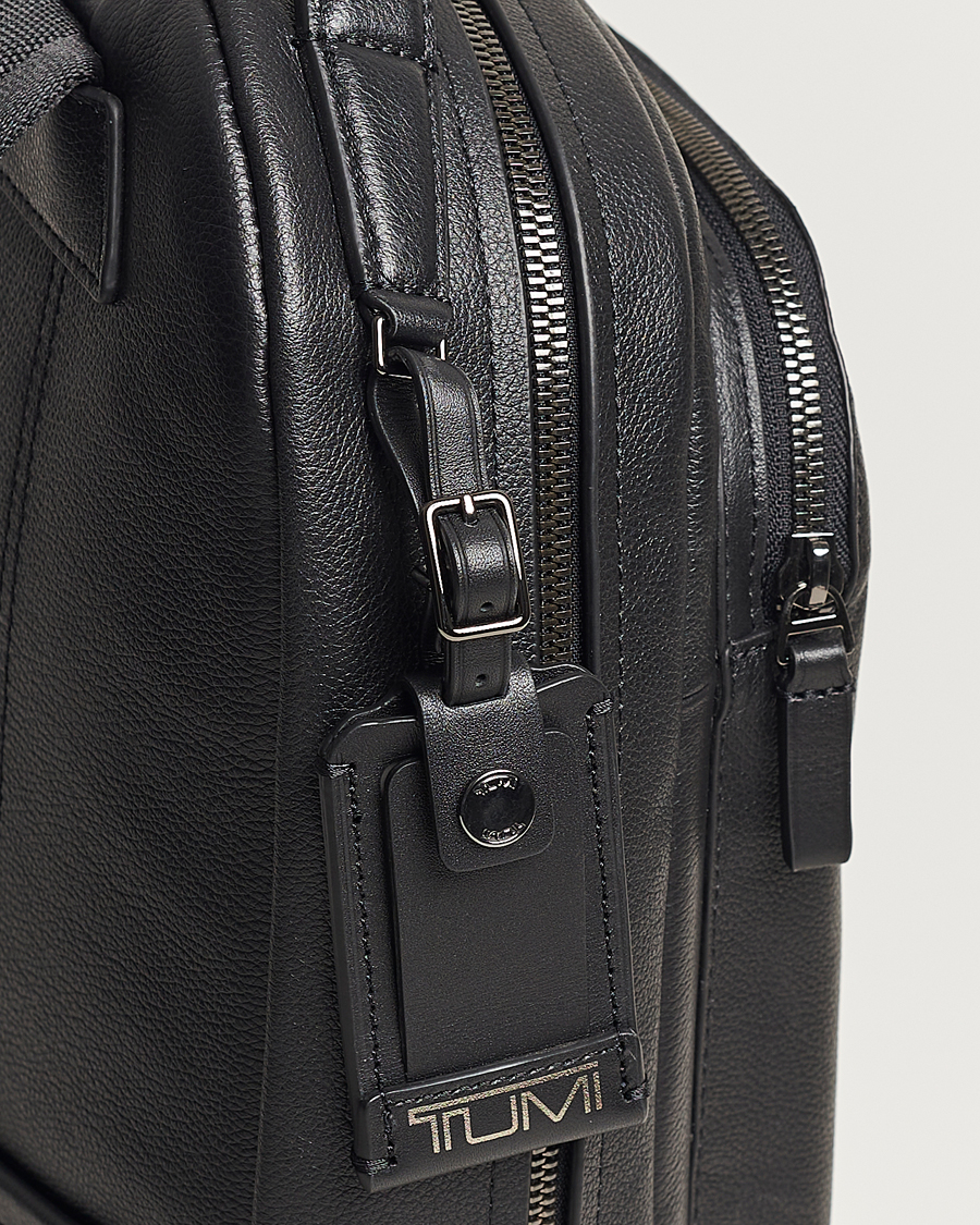 Herren | TUMI Harrison Bradner Leather Backpack Black | TUMI | Harrison Bradner Leather Backpack Black