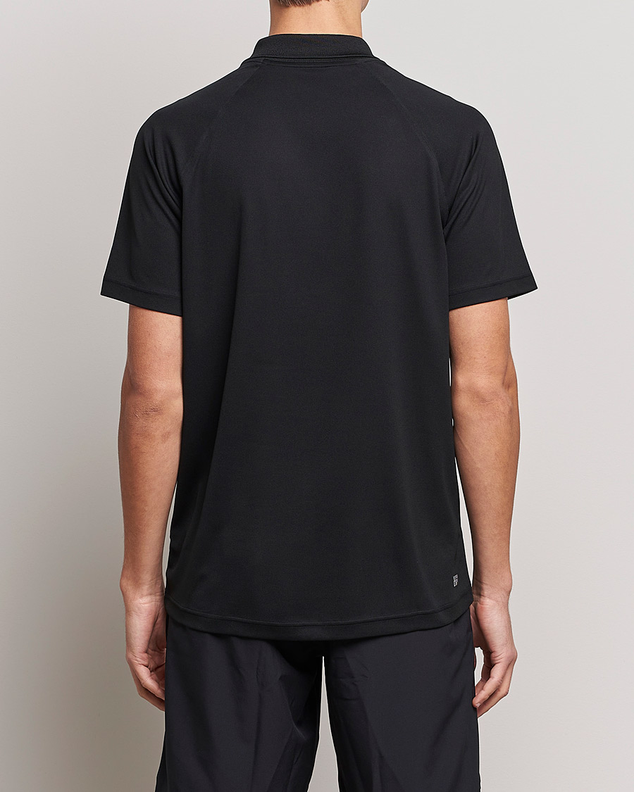 Herren | Poloshirts | Lacoste Sport | Performance Ribbed Collar Polo Black