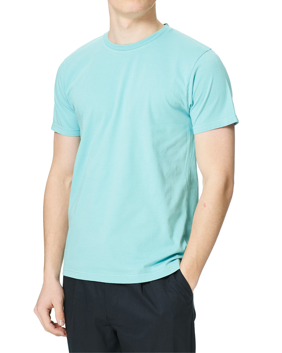 Herren | T-Shirts | Colorful Standard | Classic Organic T-Shirt Teal Blue