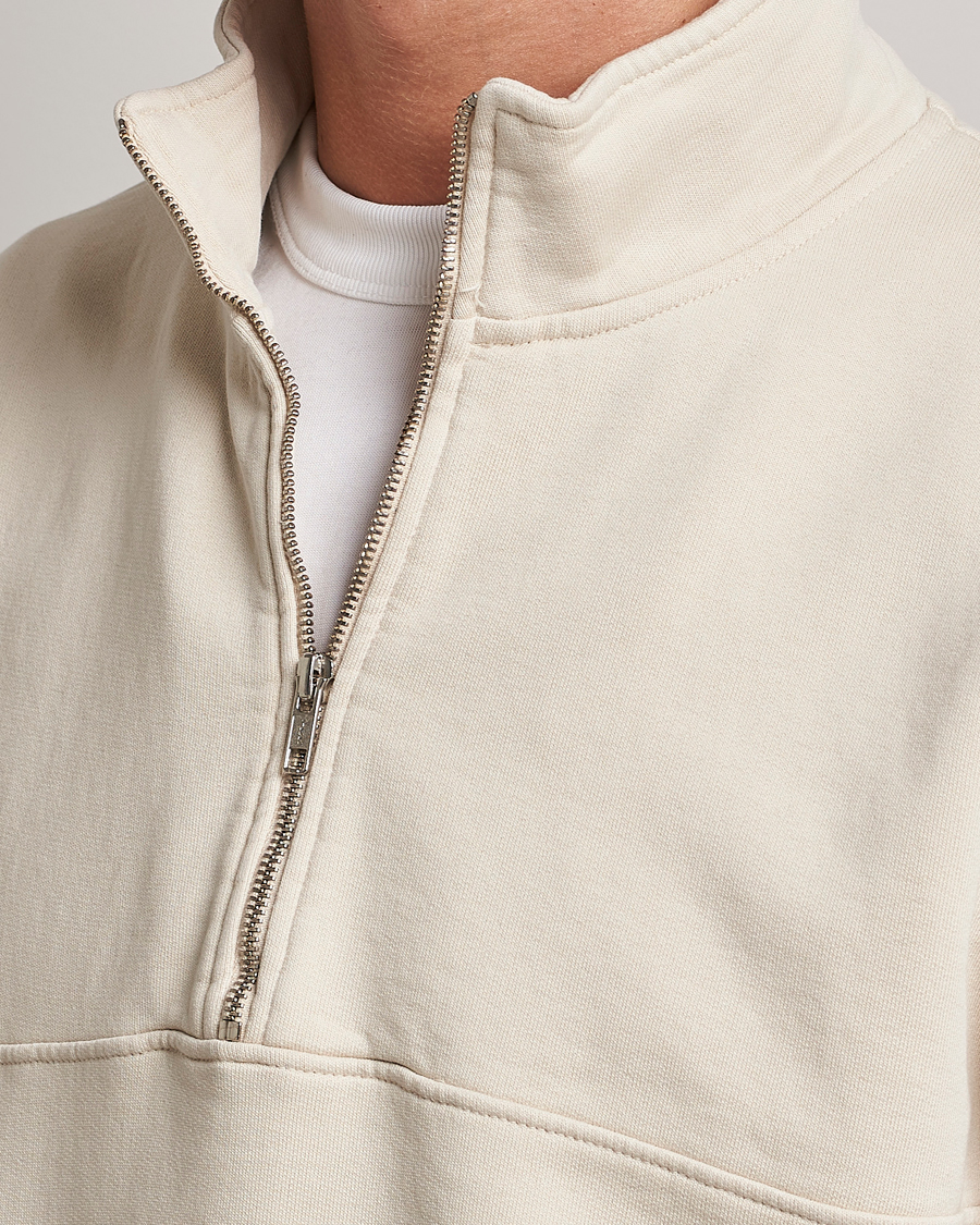 Herren | Pullover | Colorful Standard | Classic Organic Half-Zip Ivory White