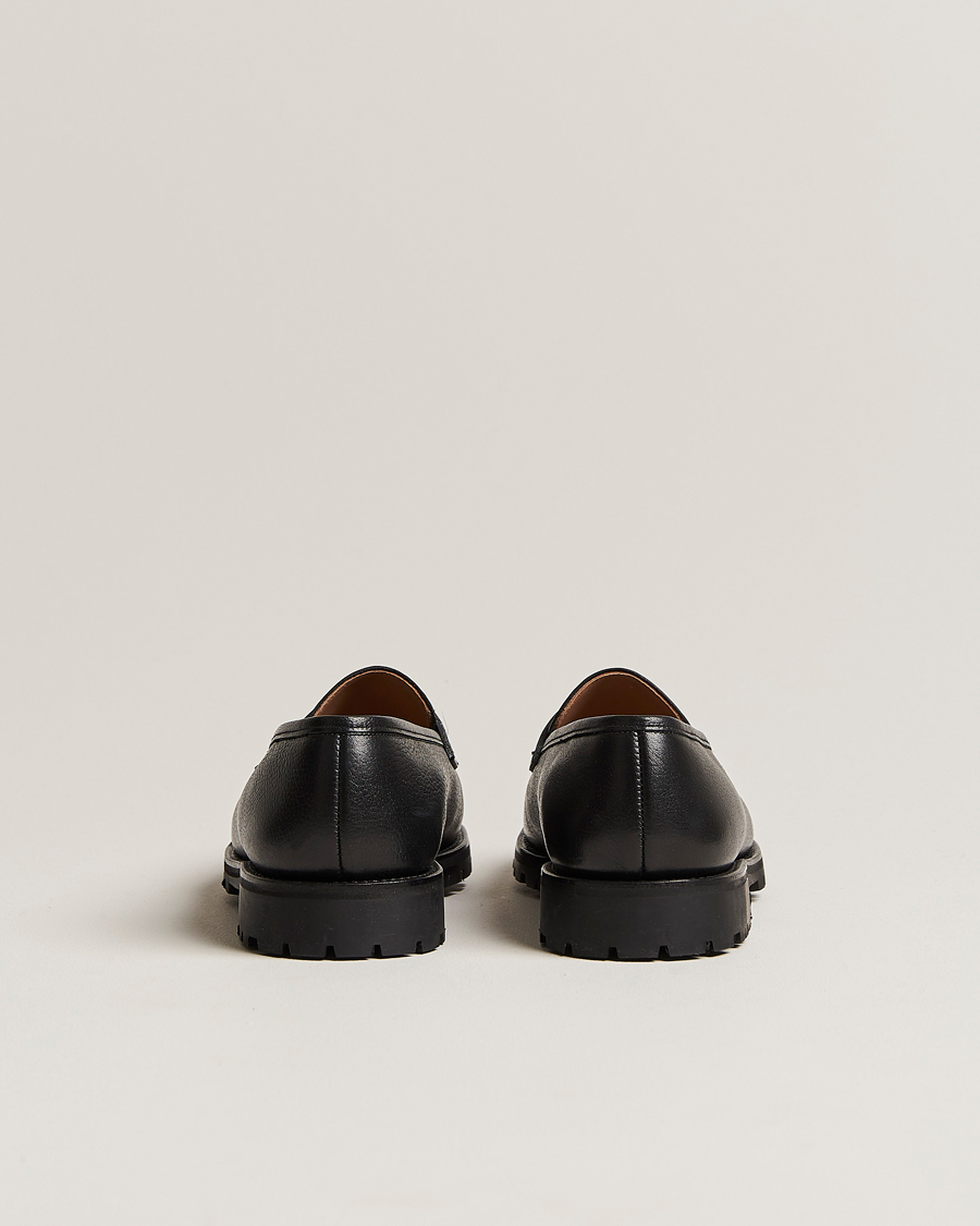 Herren | Crockett & Jones x Tärnsjö Garveri Boston Milled Grain Vibram Cleated Sole Black Calf | Crockett & Jones x Tärnsjö Garveri | Boston Milled Grain Vibram Cleated Sole Black Calf