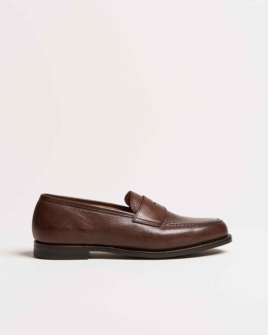 Herren | Crockett & Jones x Tärnsjö Garveri Boston Milled Grain City Sole Dk Brown Calf | Crockett & Jones x Tärnsjö Garveri | Boston Milled Grain City Sole Dk Brown Calf