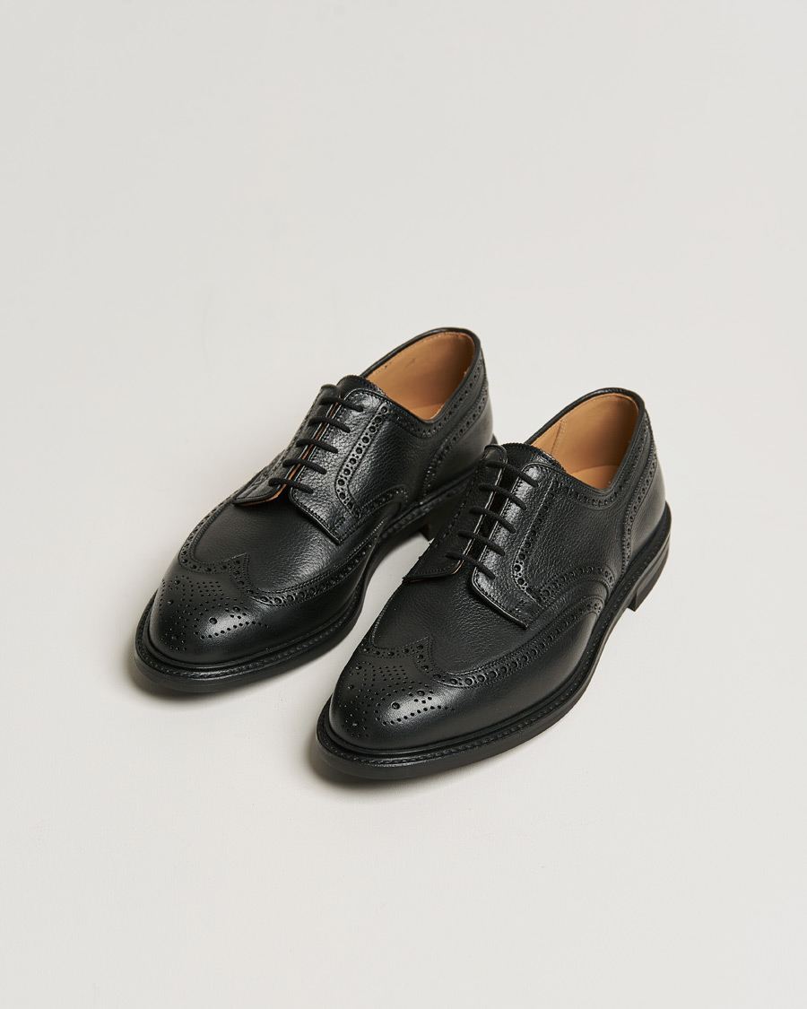 Herren | Crockett & Jones x Tärnsjö Garveri | Crockett & Jones x Tärnsjö Garveri | Pembroke Milled Grain City Sole Black Calf