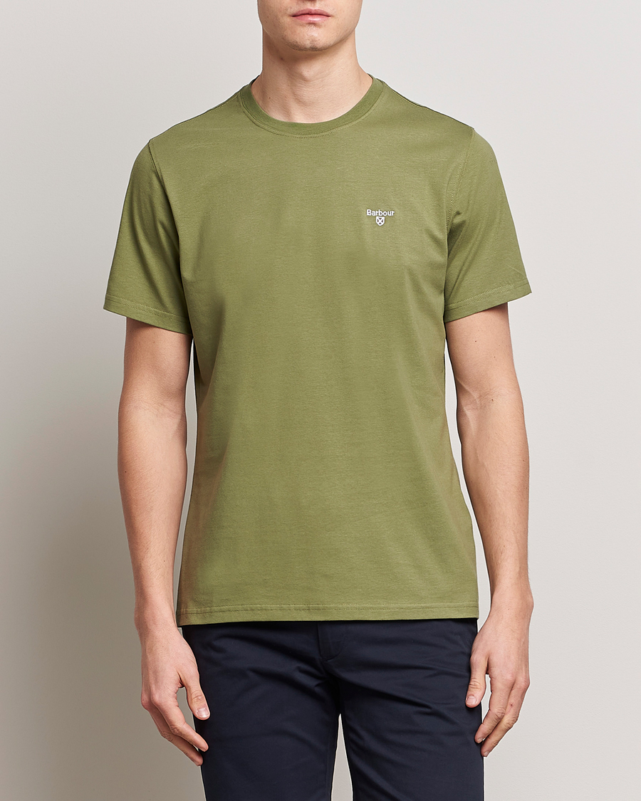 Herre | Best of British | Barbour Lifestyle | Essential Sports T-Shirt Burnt Olive
