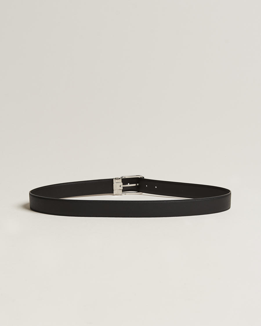 Herren | Montblanc | Montblanc | Black 35 mm Leather belt Black