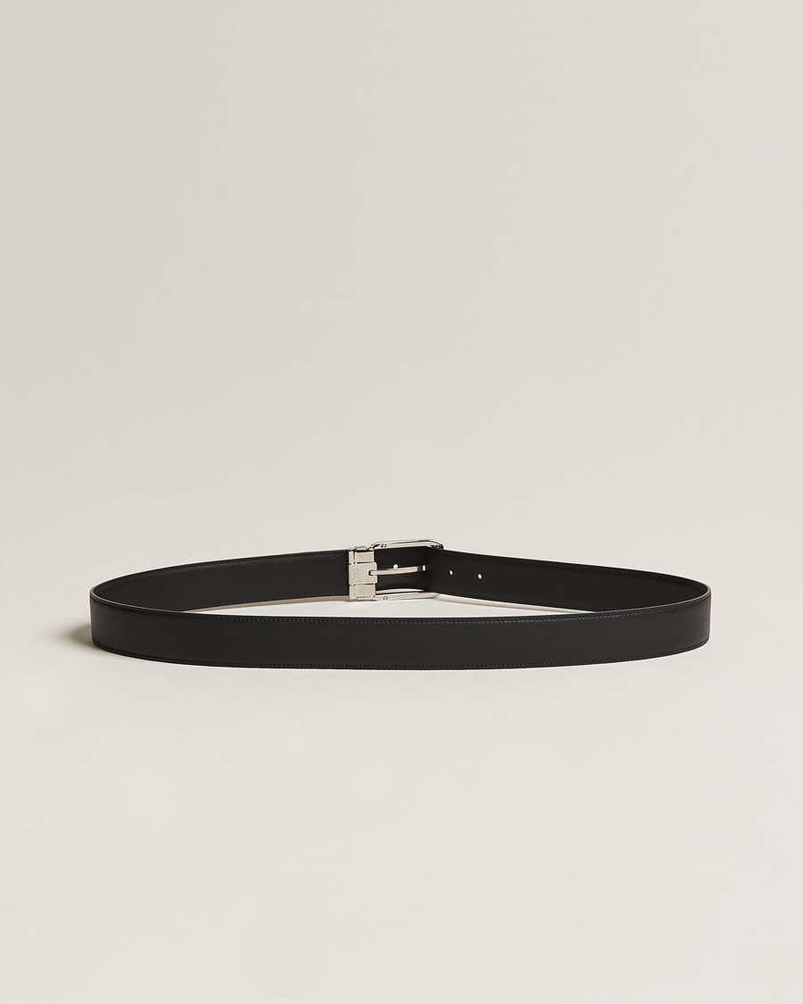 Herren |  | Montblanc | Black 35 mm Leather belt Black