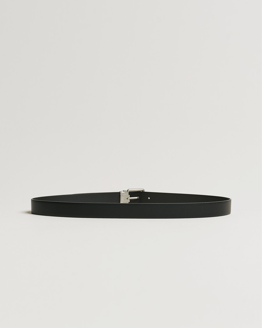 Herren | Schlichte Gürtel | Montblanc | Rounded Square Palladium Pin Buckle 30mm Belt Black