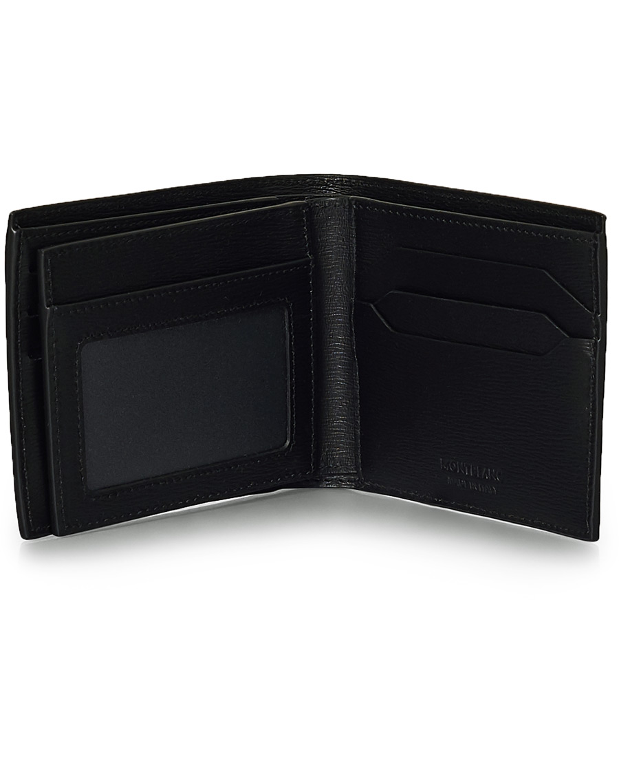 Herren | Montblanc Meisterstück 4810 Wallet 6cc with 2 view pockets Black | Montblanc | Meisterstück 4810 Wallet 6cc with 2 view pockets Black