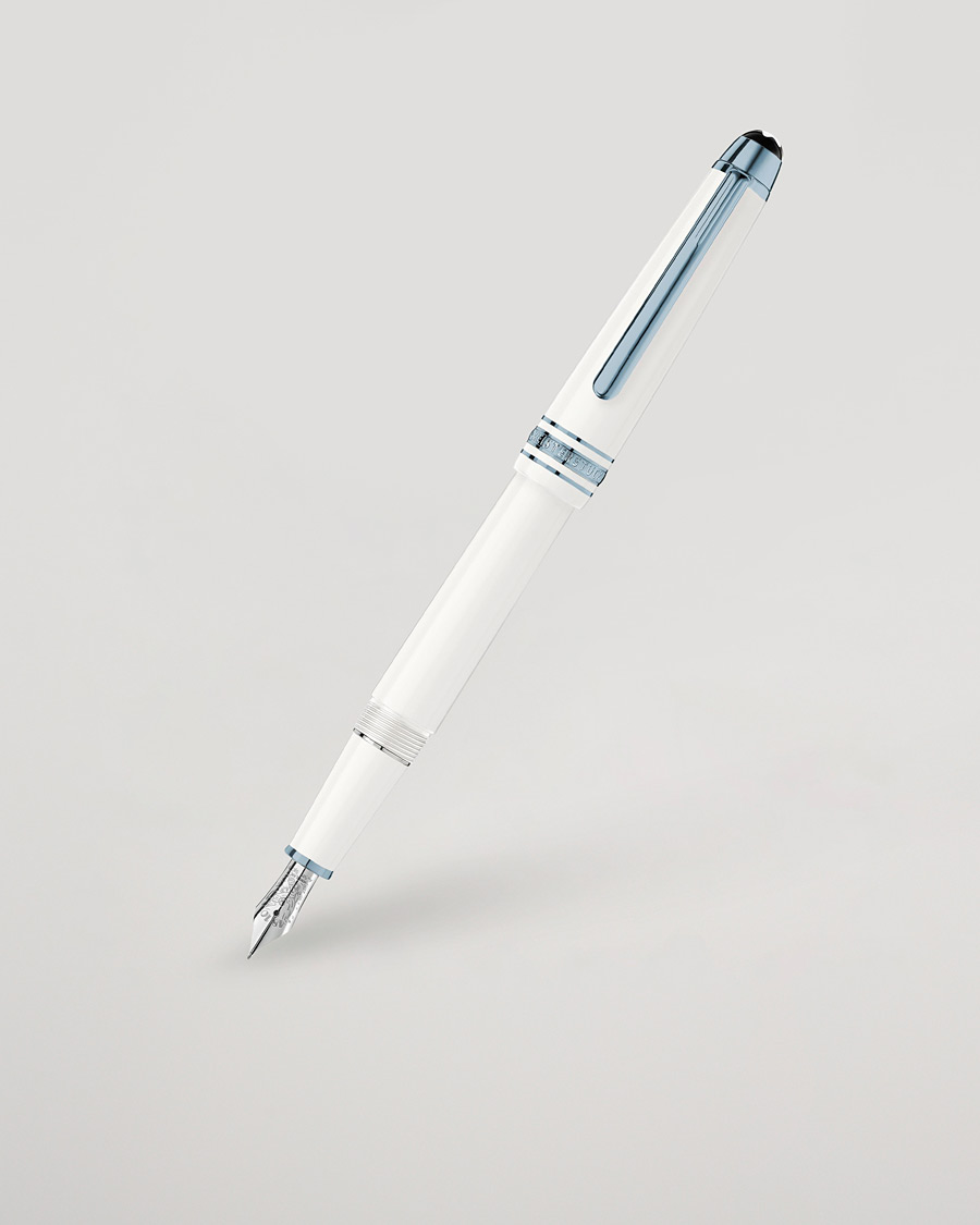 Herren | Montblanc Meisterstück Glacier Classique Fountain Pen White | Montblanc | Meisterstück Glacier Classique Fountain Pen White