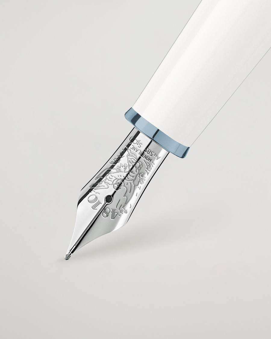 Herren | Montblanc Meisterstück Glacier Classique Fountain Pen White | Montblanc | Meisterstück Glacier Classique Fountain Pen White