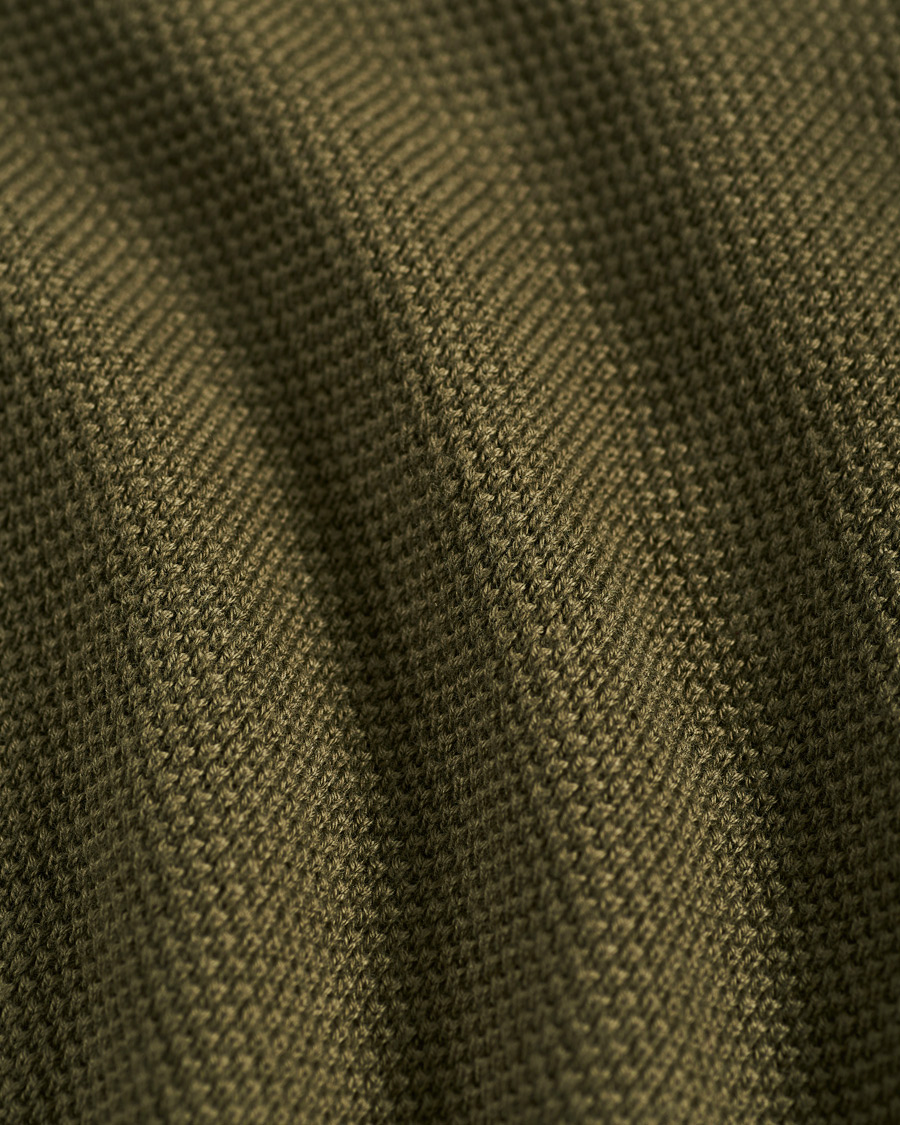Herren | Pullover | GANT | Cotton Pique Crew Neck Sweater Racing Green