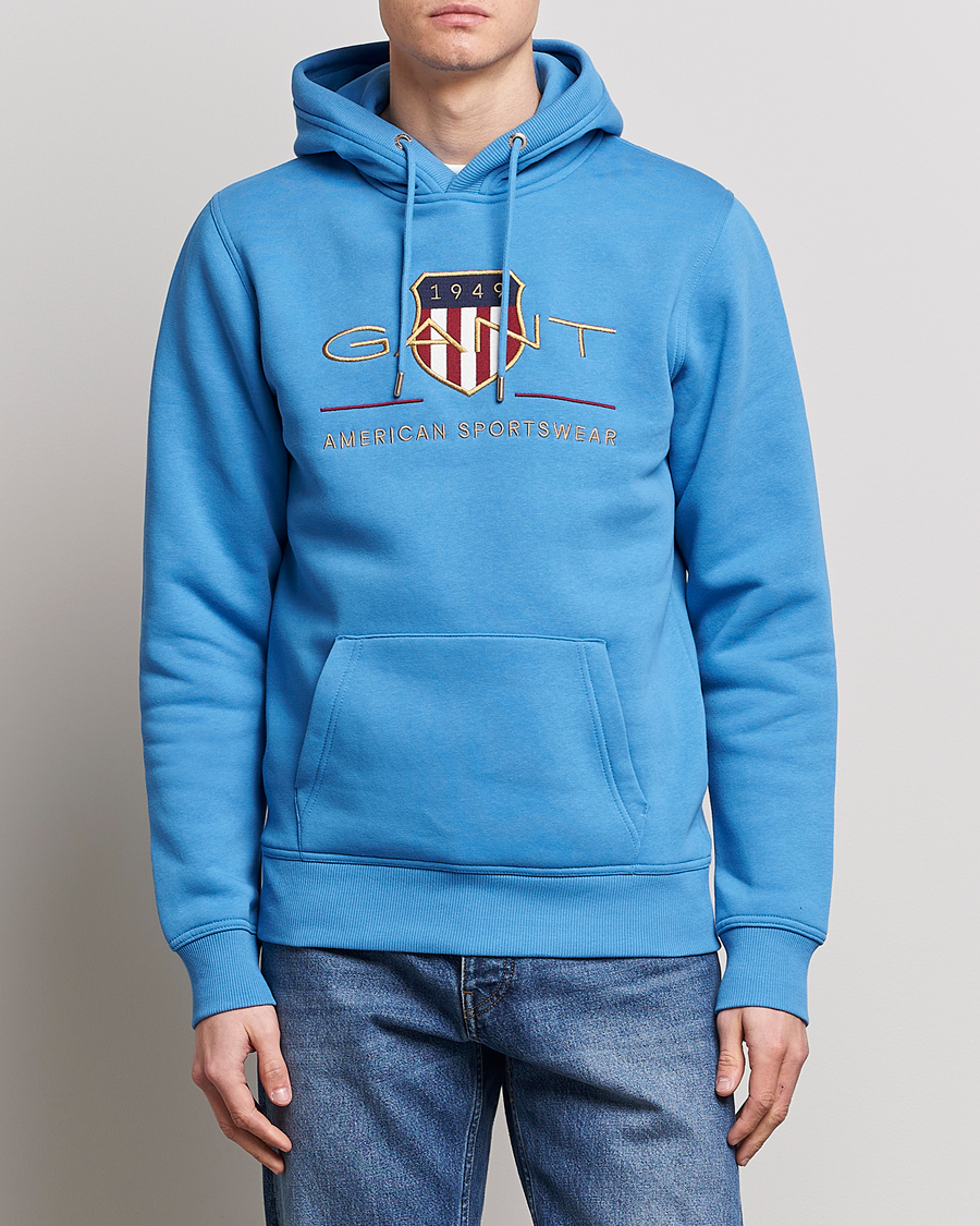 Herren |  | GANT | Archive Shield Hoodie Day Blue