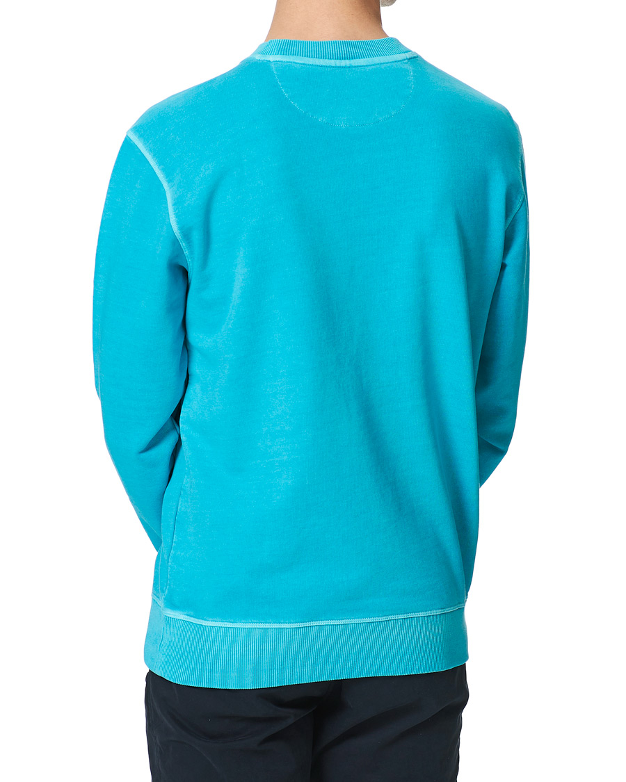Herren | Pullover | GANT | Sunbleached Crew Neck Sweatshirts Aqua Green