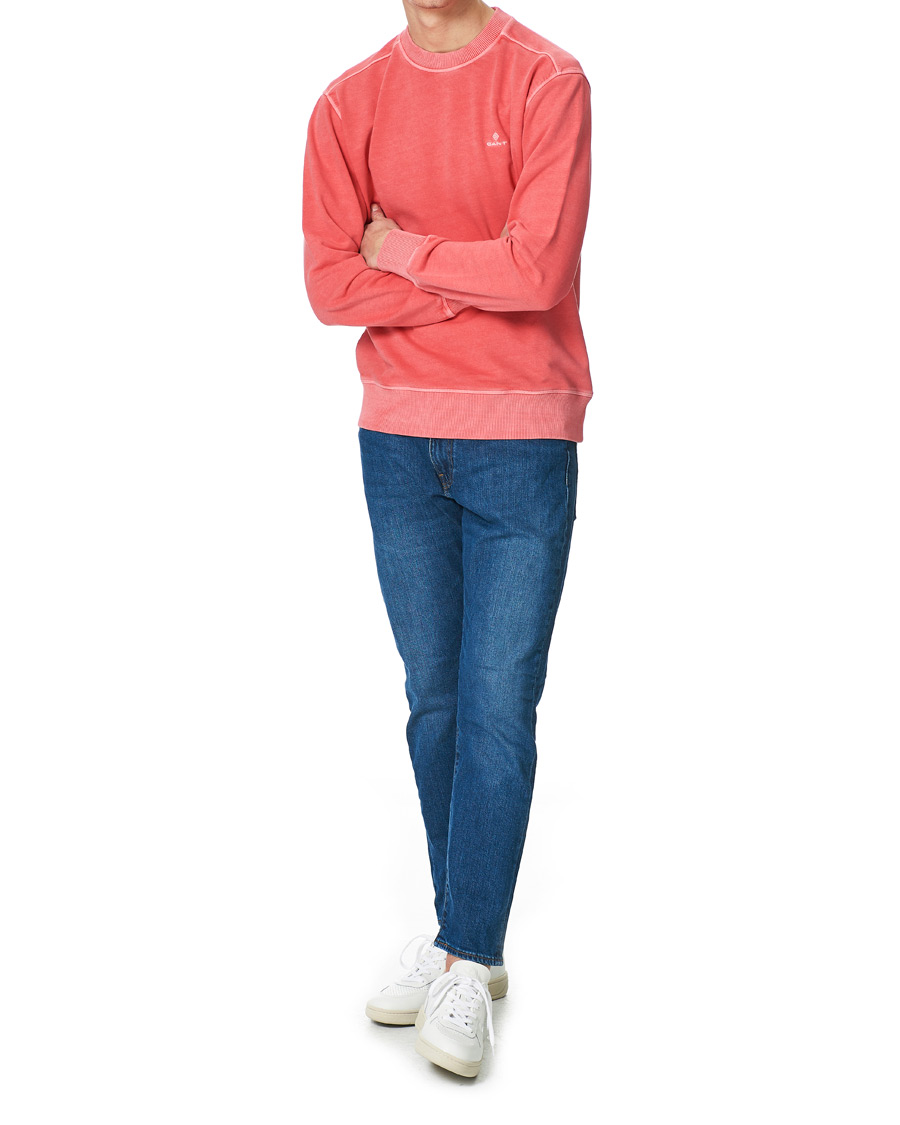 Herren | Pullover | GANT | Sunbleached Crew Neck Sweatshirts Watermelon Pink