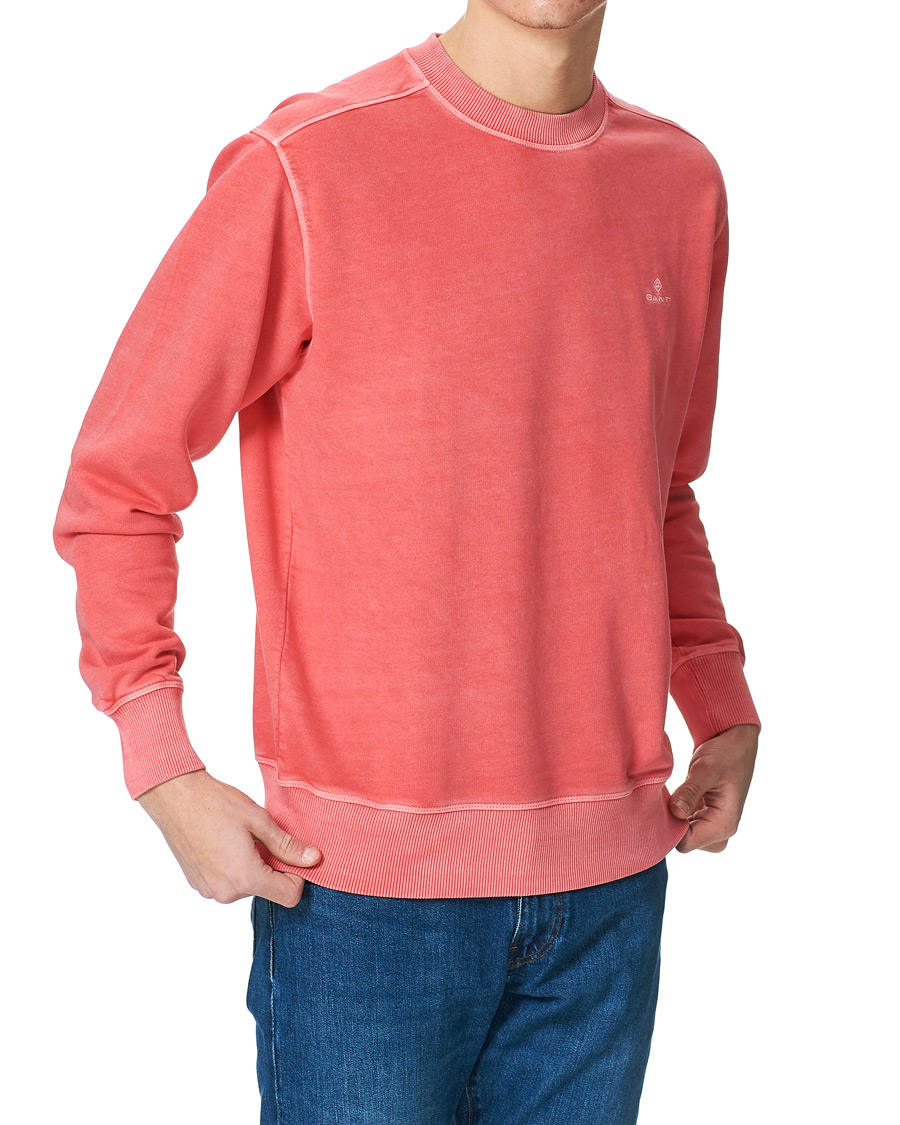 Herren | Pullover | GANT | Sunbleached Crew Neck Sweatshirts Watermelon Pink
