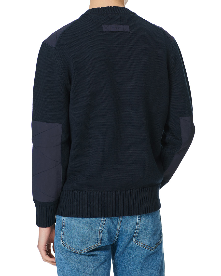 Herren | Pullover | GANT | Rough Weather Crew Neck Sweater Evening Blue