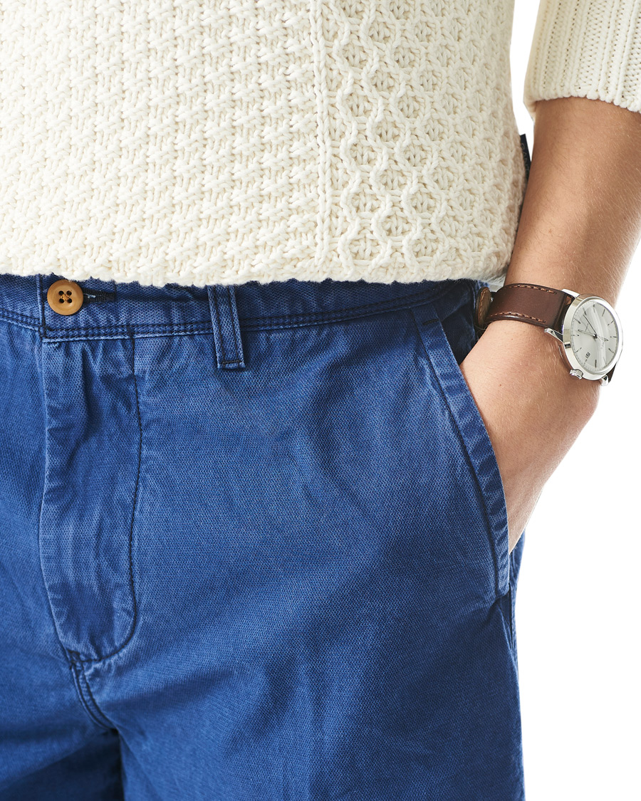 Herren | Shorts | GANT | Foam Dyed Shorts Indigo Blue