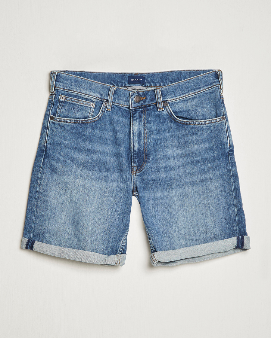 Herren | Shorts | GANT | Arley Denim Shorts Light Blue