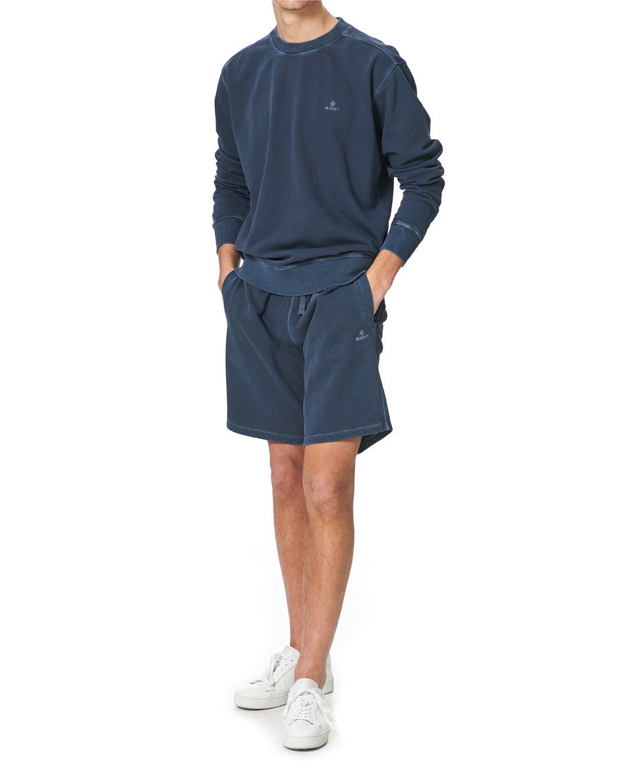 Herren | Shorts | GANT | Sunbleached Sweatshorts Evening Blue