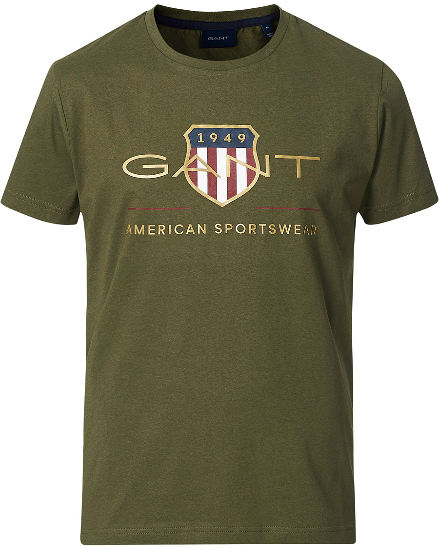 Herren | T-Shirts | GANT | Archive Shield Logo Tee Racing Green