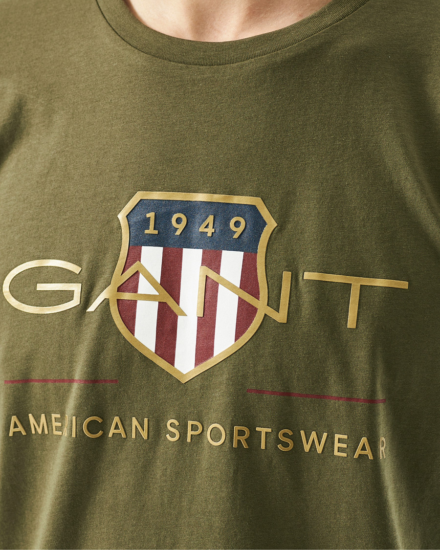 Herren | T-Shirts | GANT | Archive Shield Logo Tee Racing Green