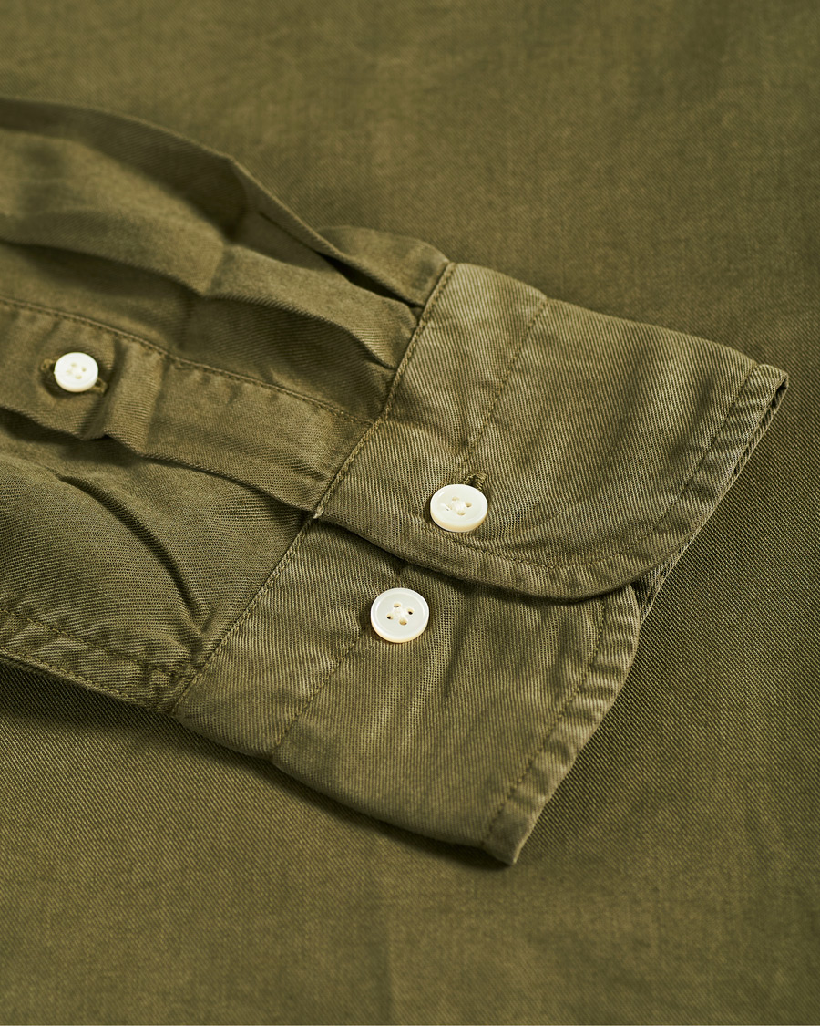 Herren | Hemden | GANT | Regular Garment Dyed Lyocell Shirt Racing Green