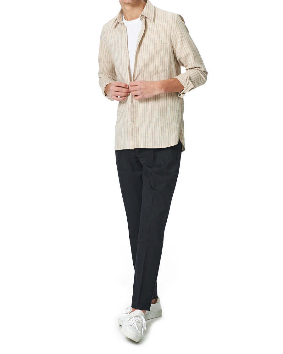 Herren | Hemden | Samsøe Samsøe | Samsøe & Samsøe Liam Cotton Linen Shirt Pure Cashmere