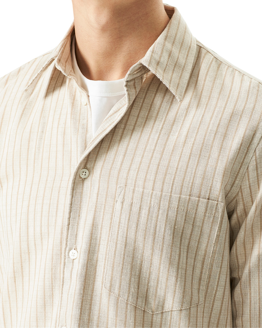 Herren | Hemden | Samsøe Samsøe | Samsøe & Samsøe Liam Cotton Linen Shirt Pure Cashmere