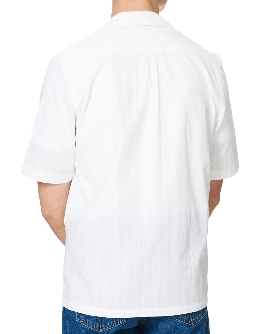 Herren | Hemden | Samsøe Samsøe | Samsøe & Samsøe Oscar Seersucker Short Sleeve Shirt White