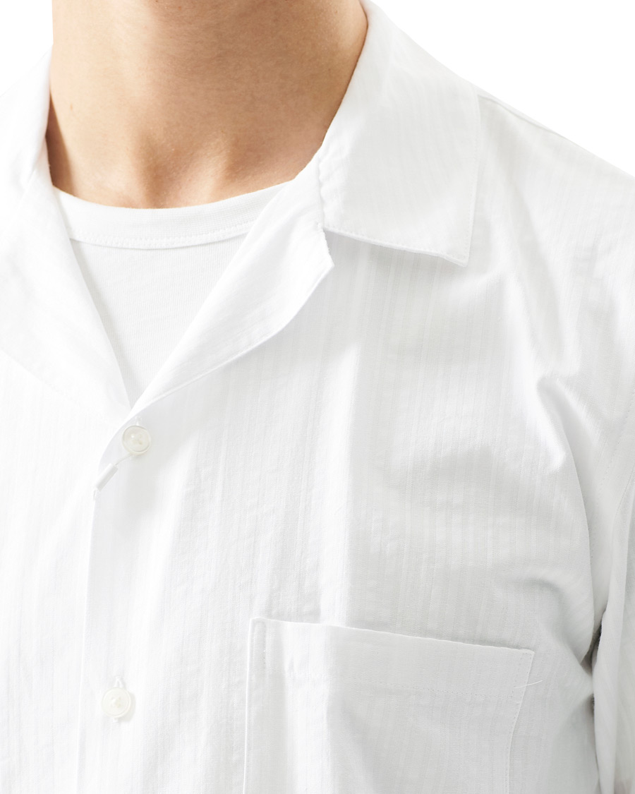 Herren | Hemden | Samsøe Samsøe | Samsøe & Samsøe Oscar Seersucker Short Sleeve Shirt White