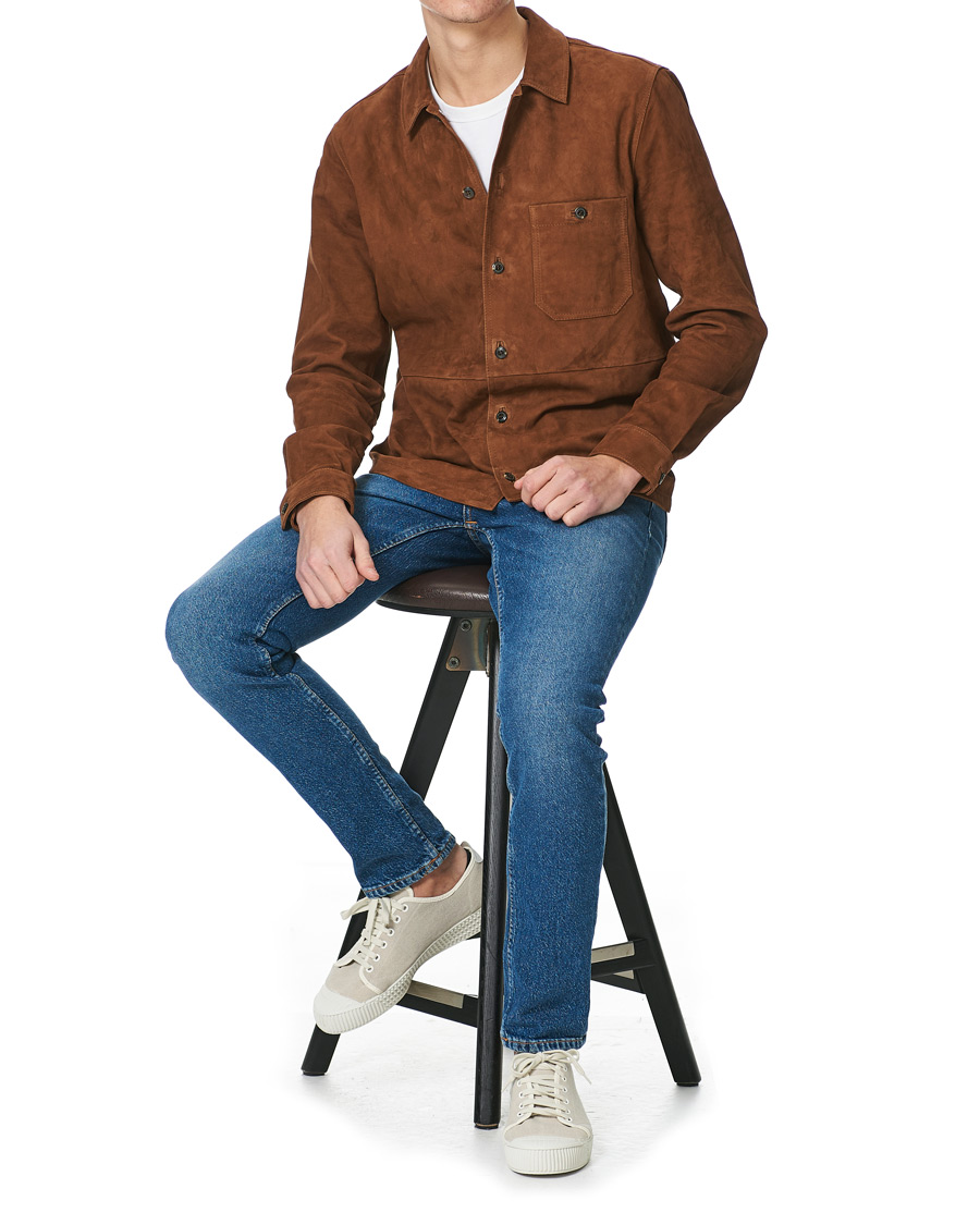 Herren | Hemden | Samsøe Samsøe | Samsøe & Samsøe Ruffo Suede Overshirt Emperador
