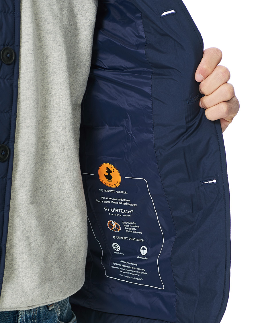 Herren | Jacken | Save The Duck | Kepler Lightweight Matt Padded Blazer Navy Blue