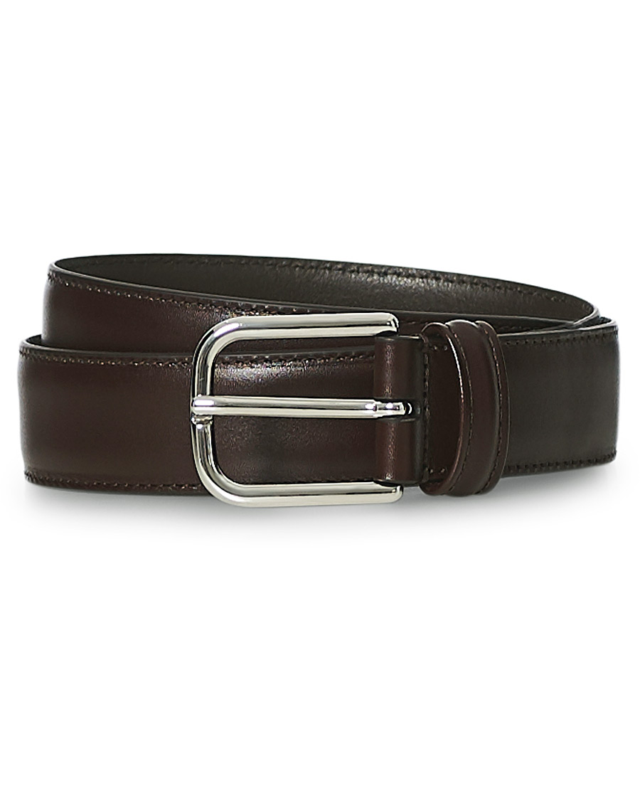 Herren |  | Anderson's | Leather Suit Belt Brown