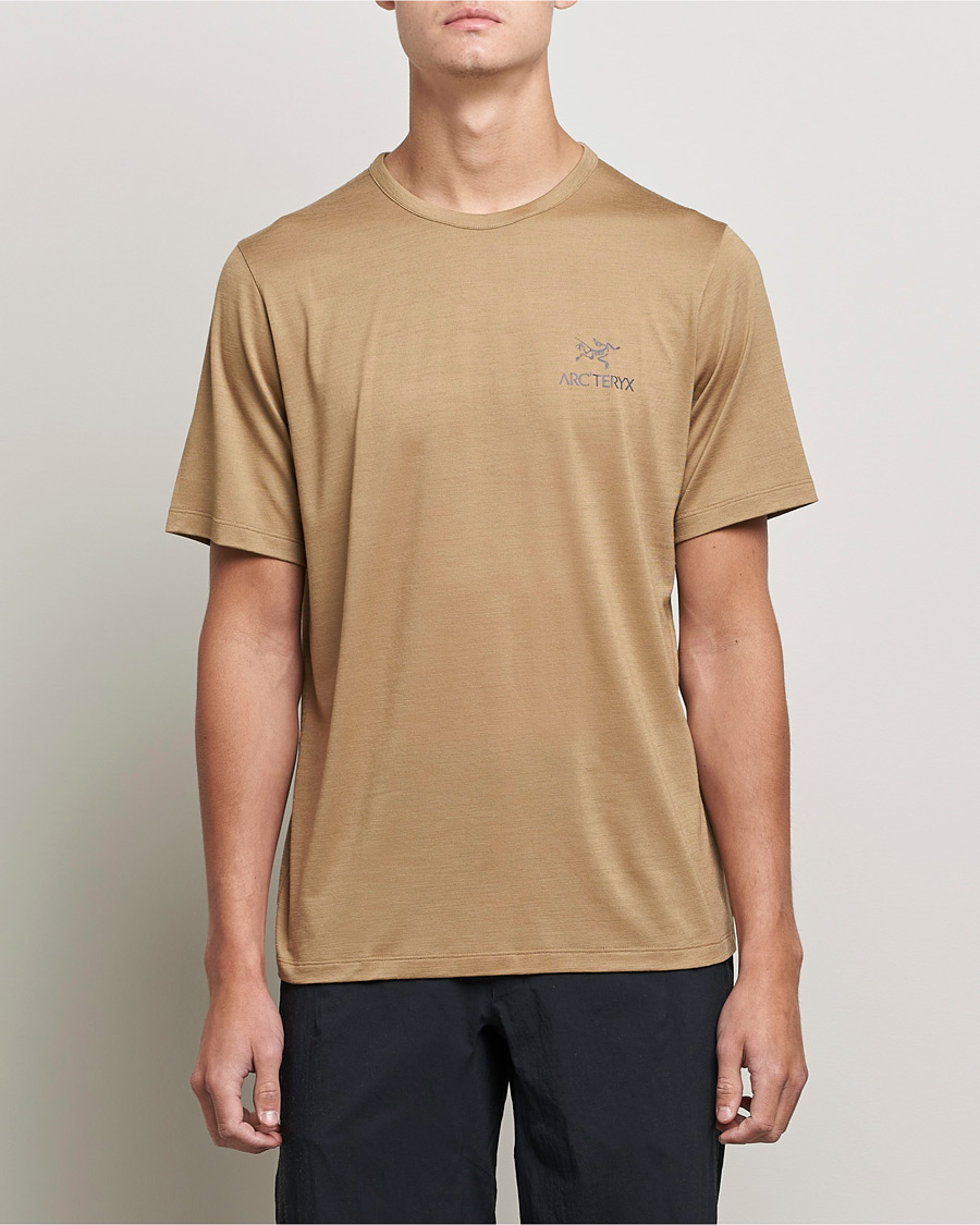 Herren | T-Shirts | Arc'teryx | Arc´Logo Emblem Wool T-shirt Canvas