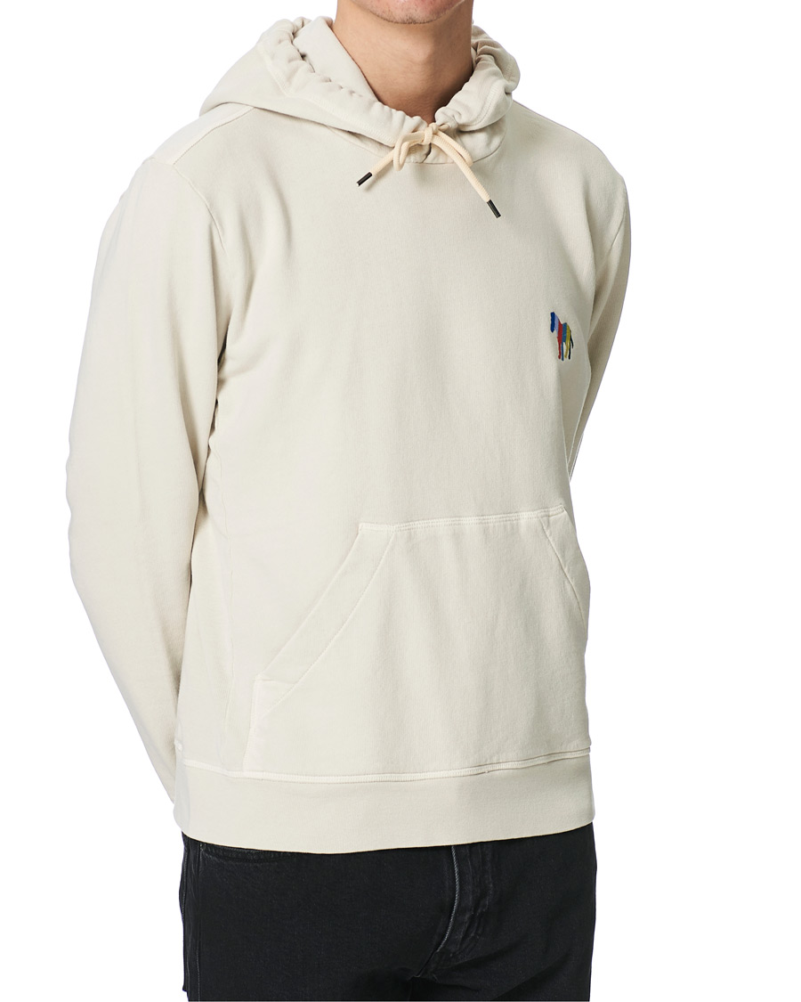 Herren | Pullover | PS Paul Smith | Embroidered Zebra Hoodie Off White
