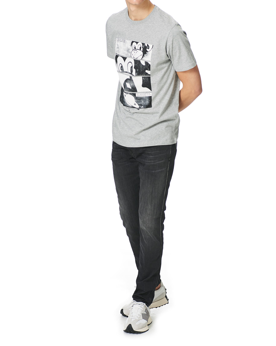 Herren | T-Shirts | PS Paul Smith | Monkey Regular Fit T-Shirt Grey