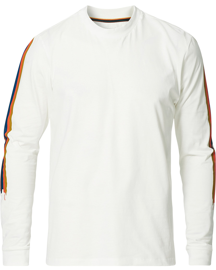 Herren | T-Shirts | Paul Smith | Artist Striped T-Shirt White