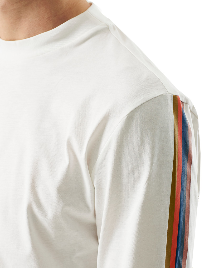 Herren | T-Shirts | Paul Smith | Artist Striped T-Shirt White