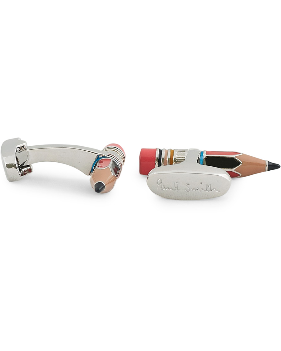 Herren | Manschettenknöpfe | Paul Smith | Pencil Cufflink Silver Stripe