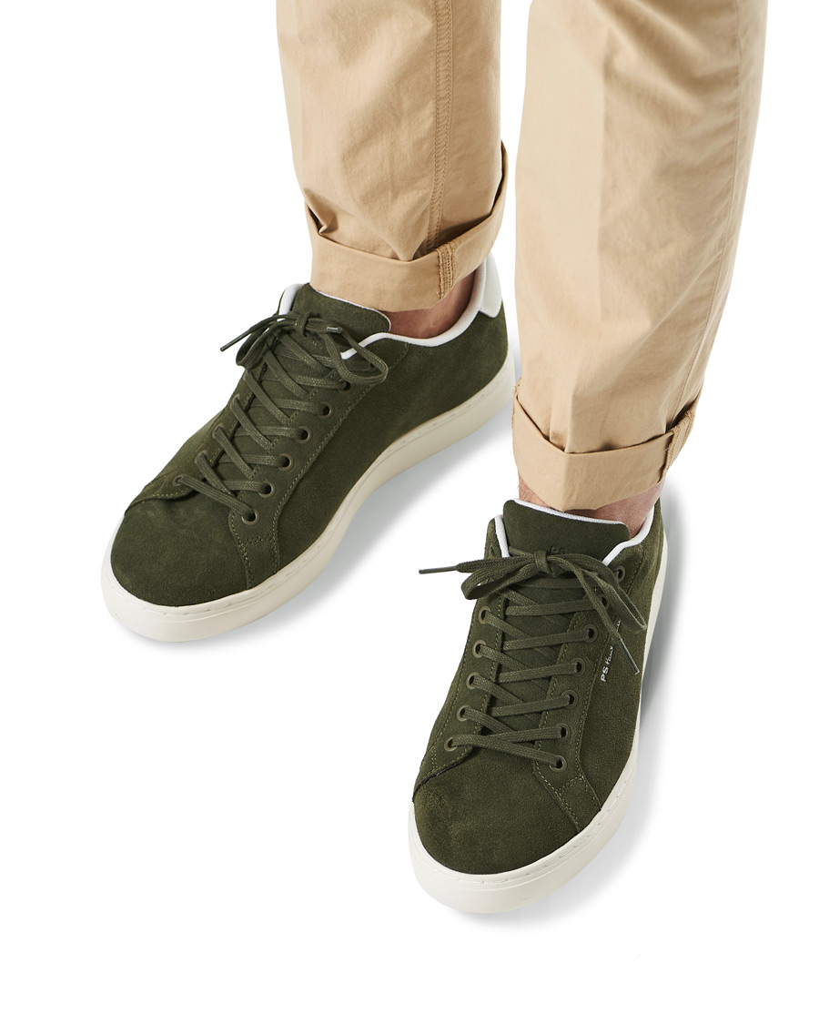 Herren | PS Paul Smith Rex Zebra Sneakers Green | PS Paul Smith | Rex Zebra Sneakers Green